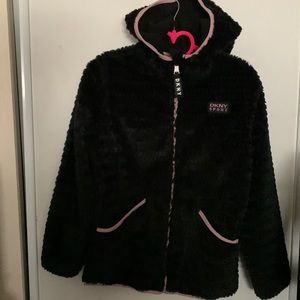 DKNY furry jacket